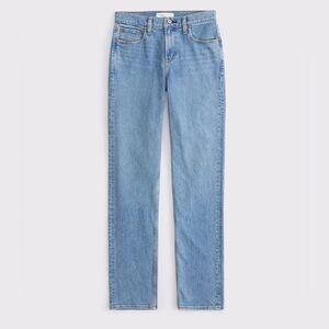 NWT Abercrombie Mid Rise 90’s Straight Medium Tinted 31 Long